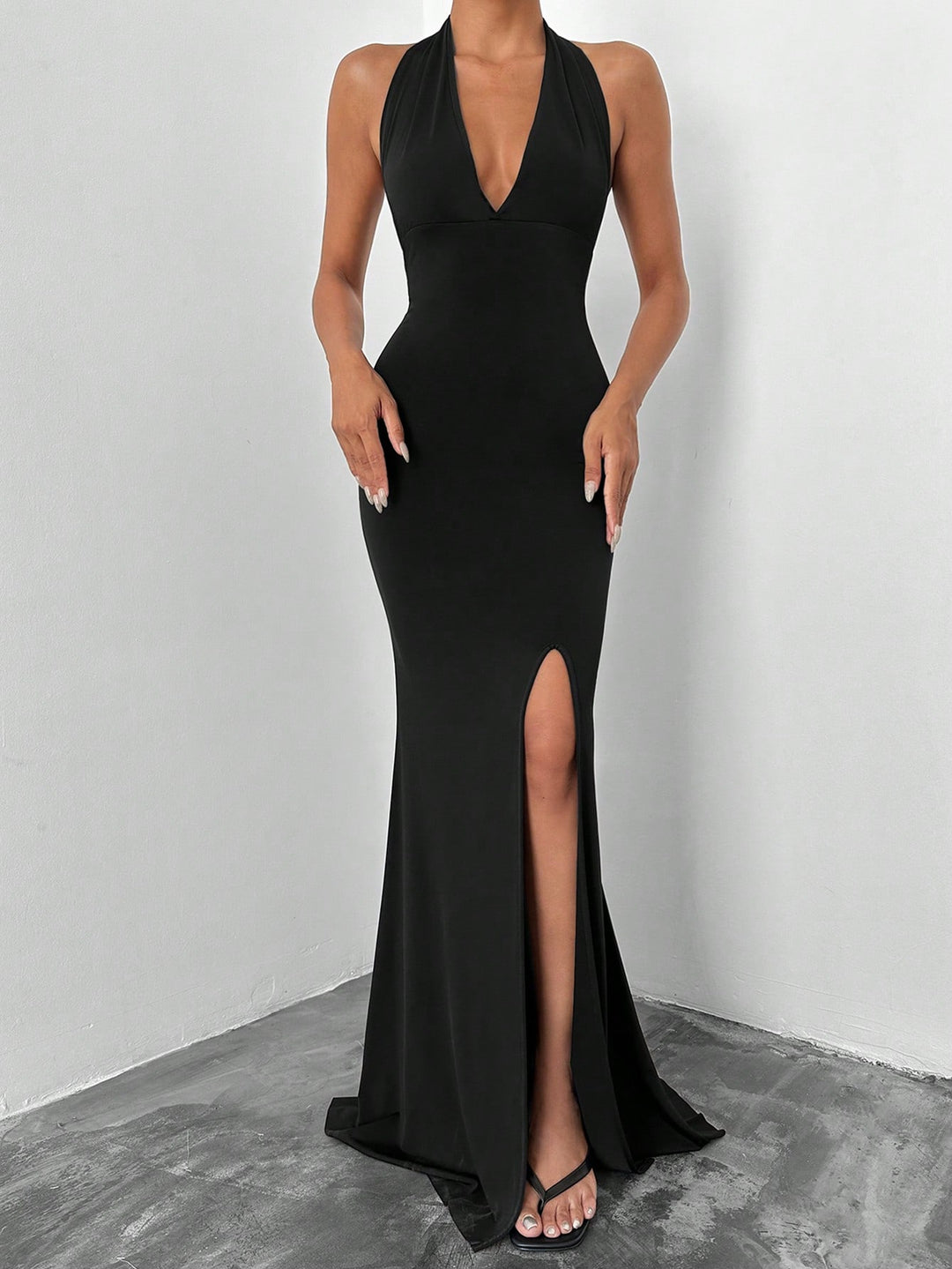 Rochie maxi SHEIN, negru