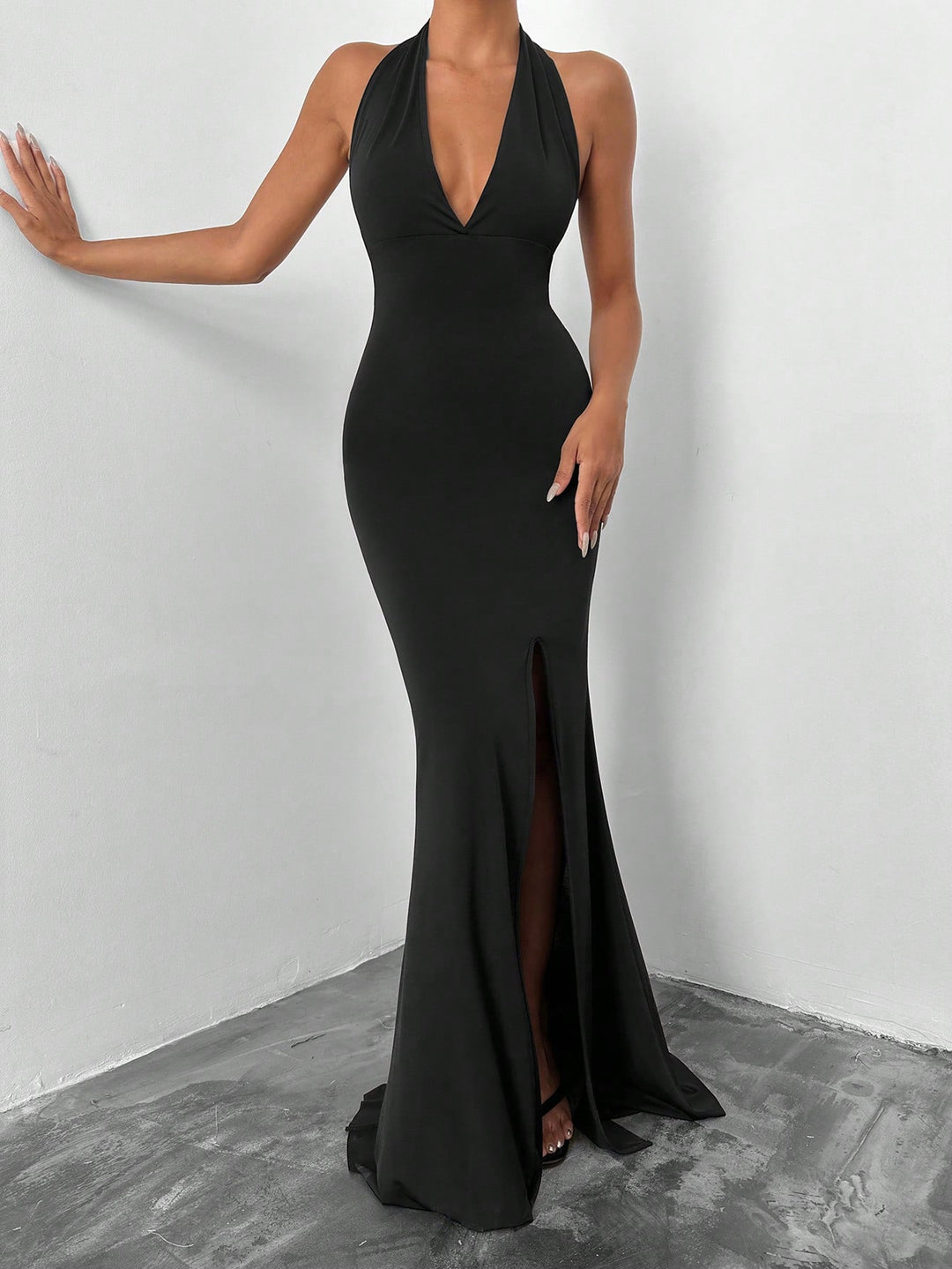Rochie maxi SHEIN, negru
