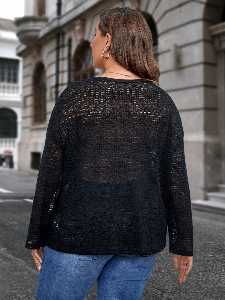 SHEIN blúz, fekete