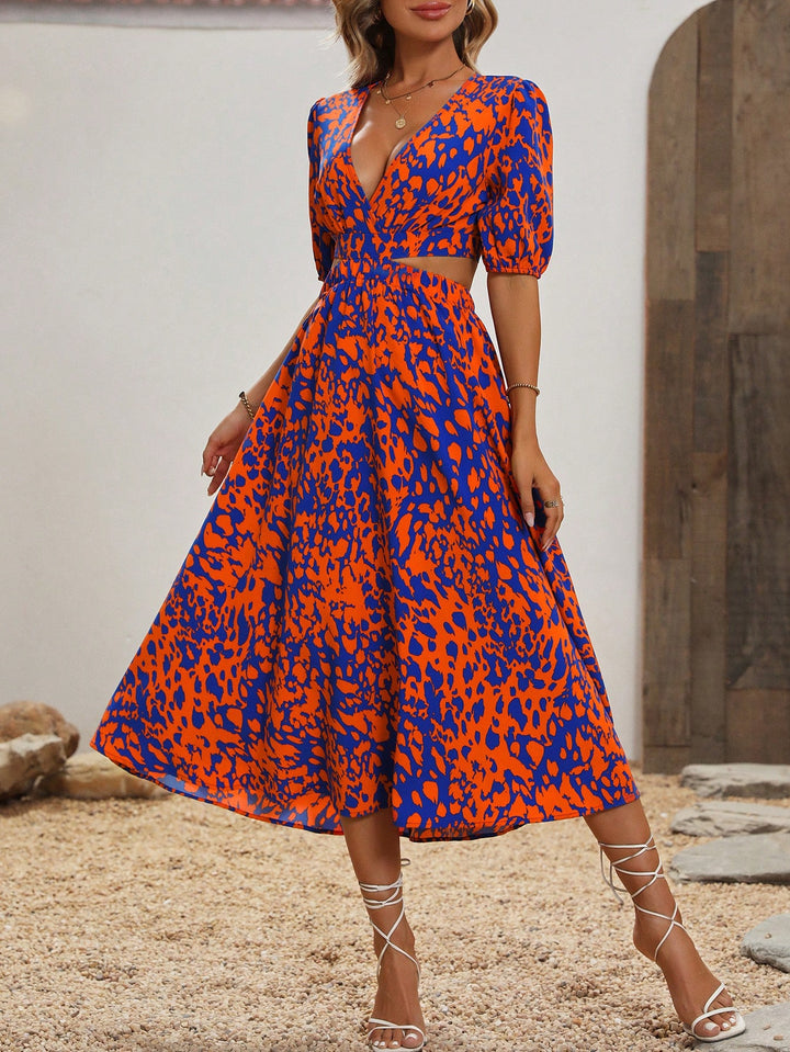 Rochie midi SHEIN, mix culori