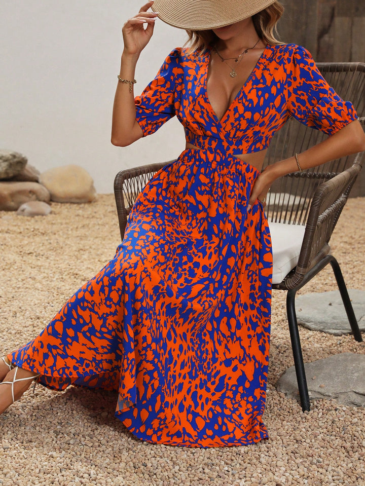 Rochie midi SHEIN, mix culori