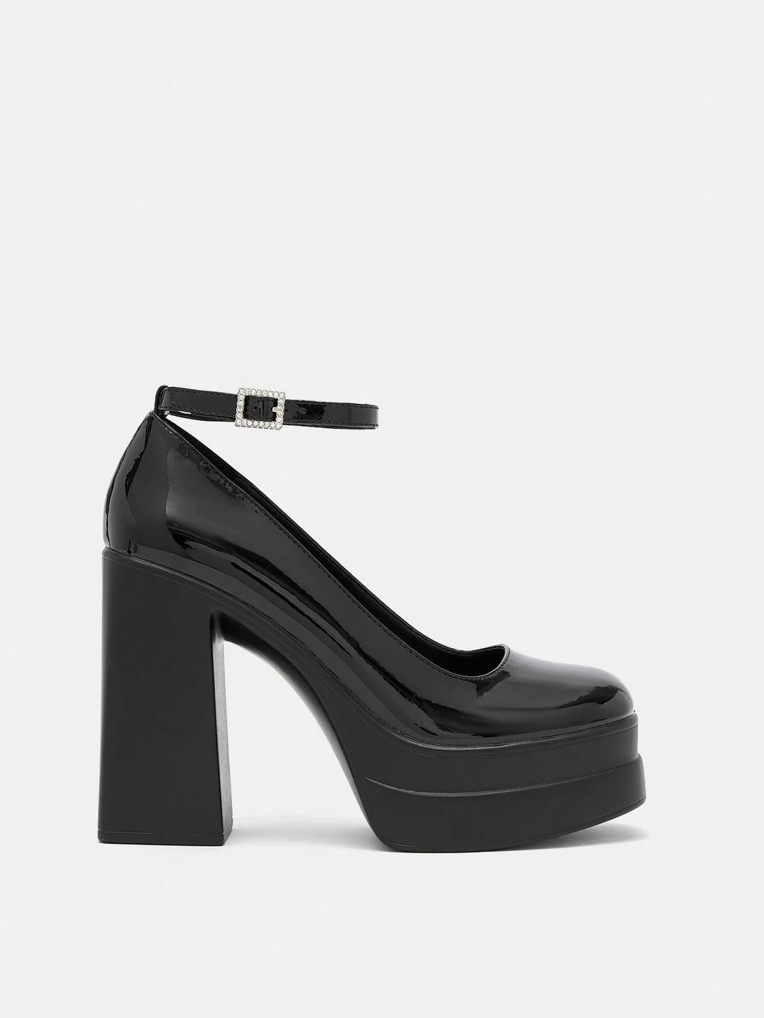 Pantofi cu toc SHEIN, negru
