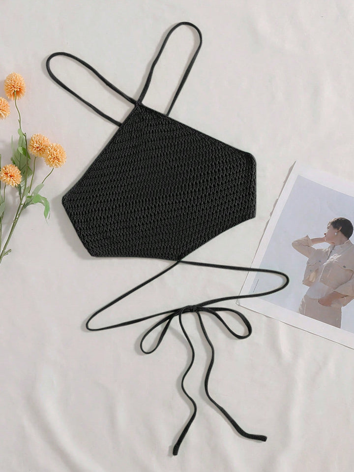 SHEIN top, fekete