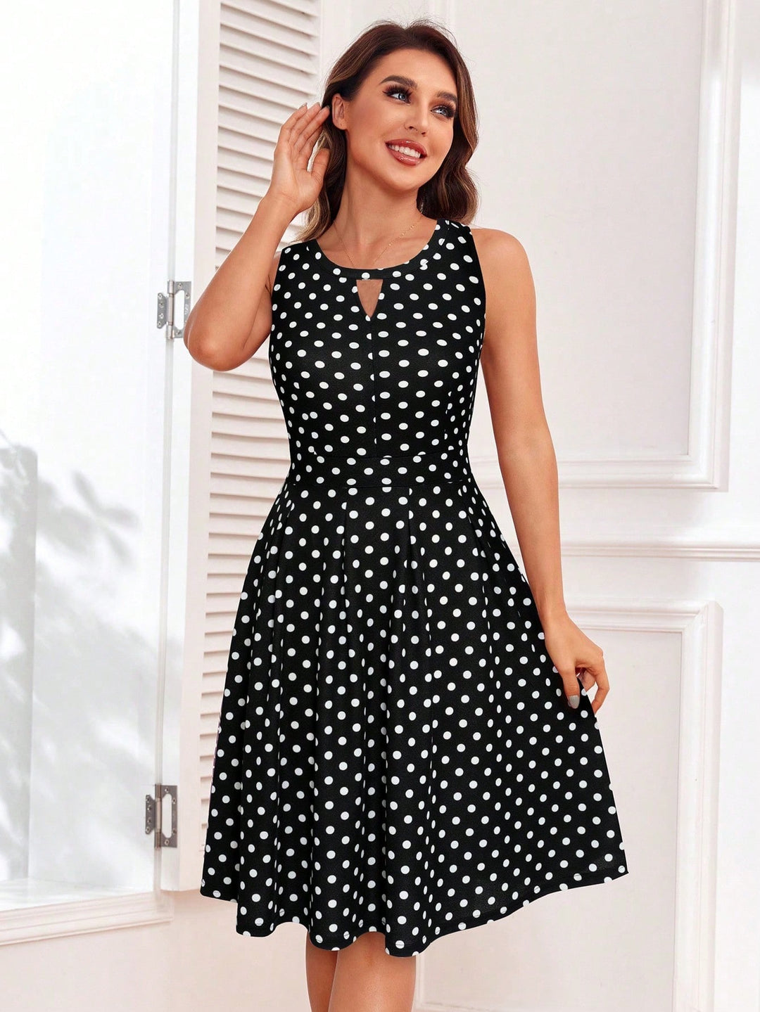 Rochie midi SHEIN, negru