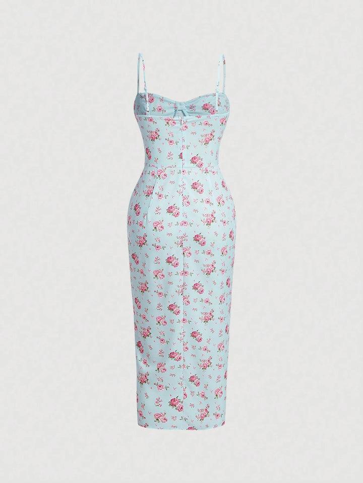 Rochie maxi SHEIN, albastru