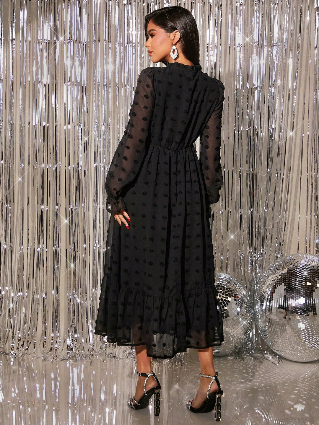Rochie maxi SHEIN, negru