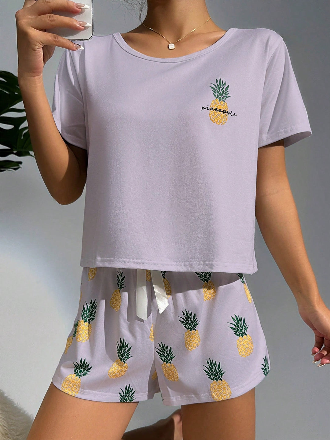 SHEIN pizsama szett, lila