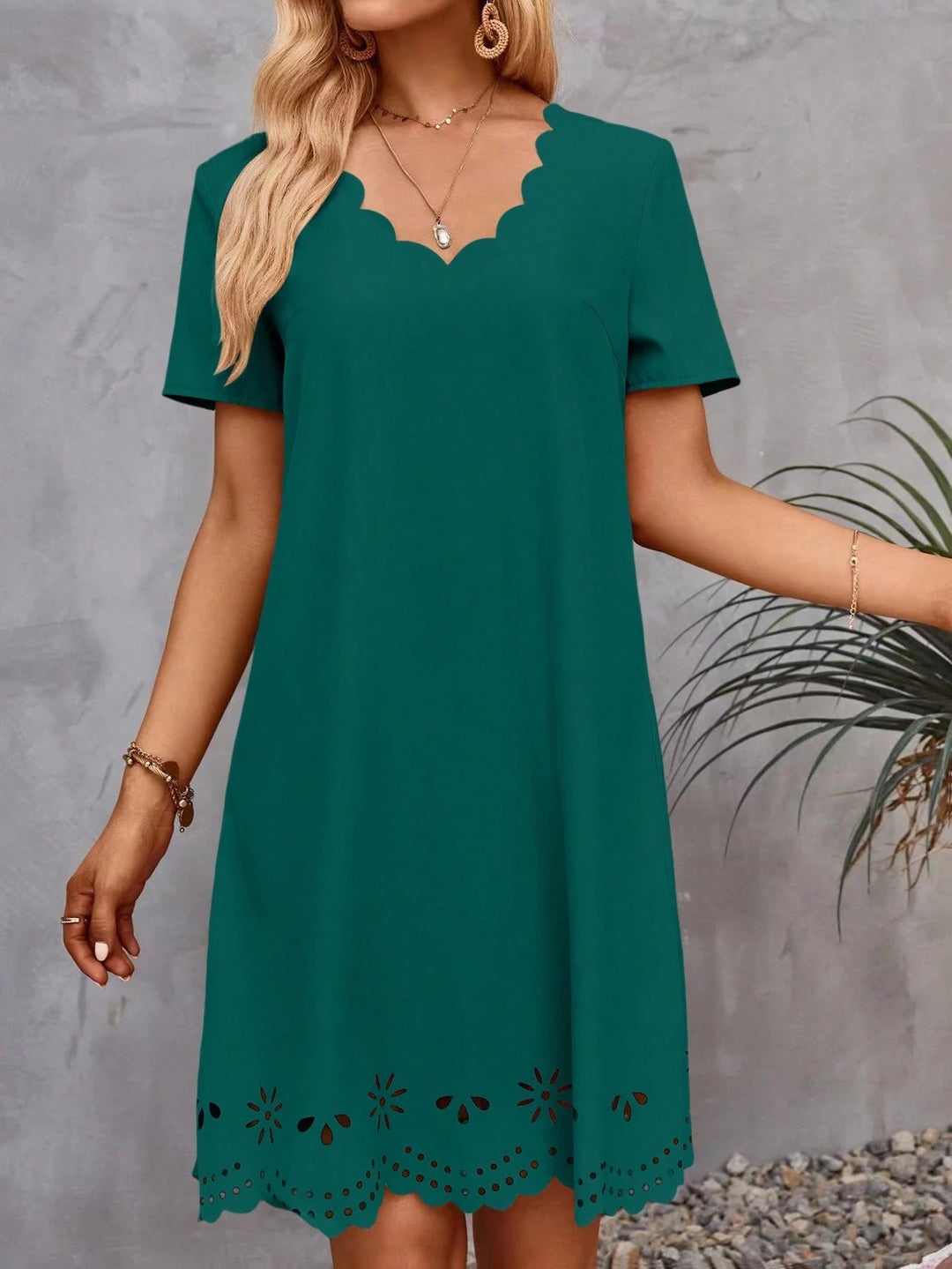 Rochie mini SHEIN, verde