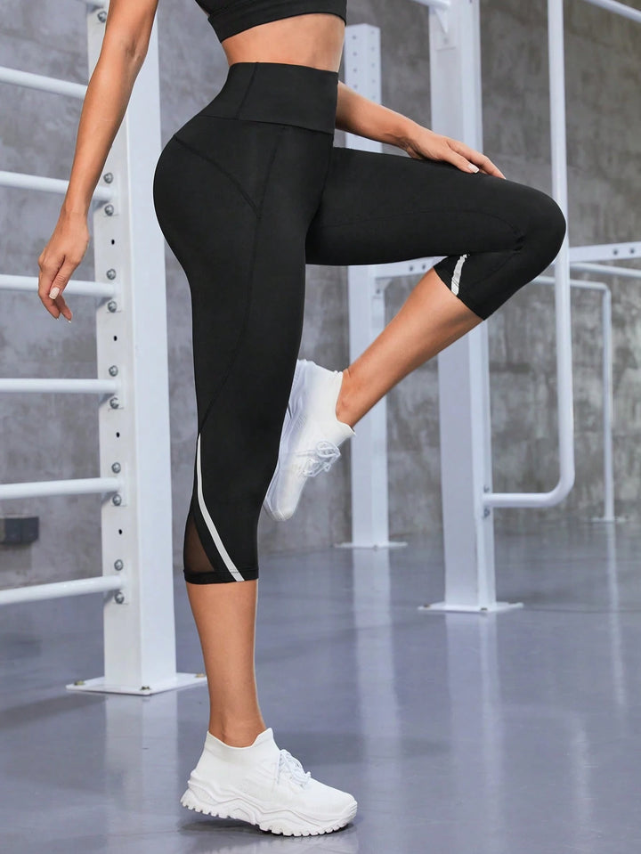 SHEIN rövid leggings, fekete