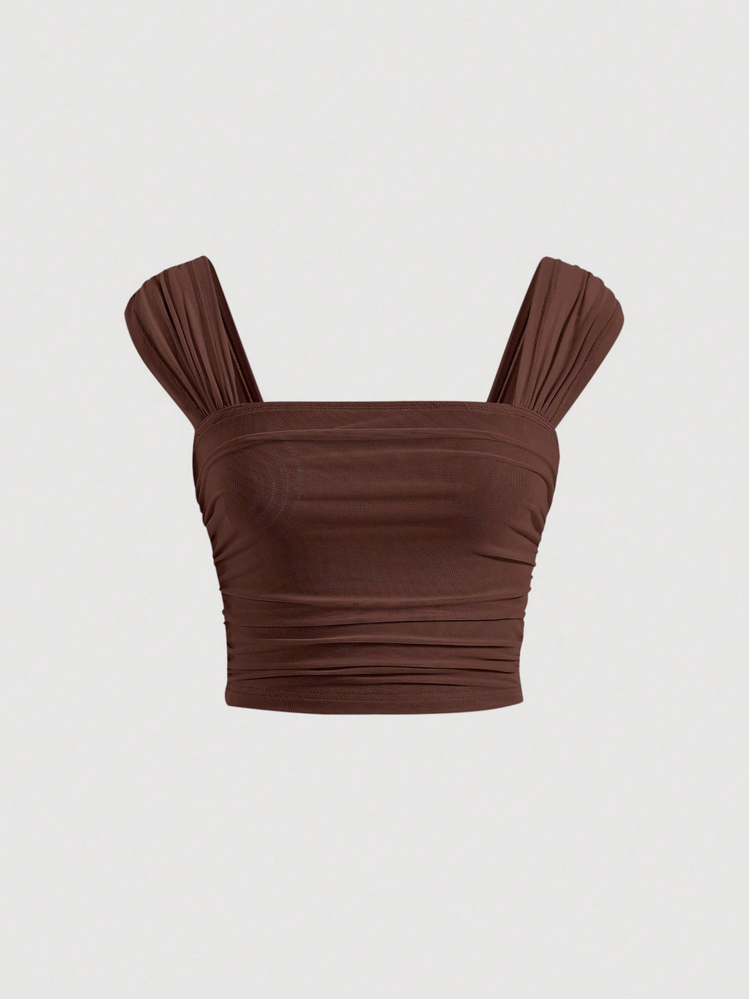 SHEIN top, barna