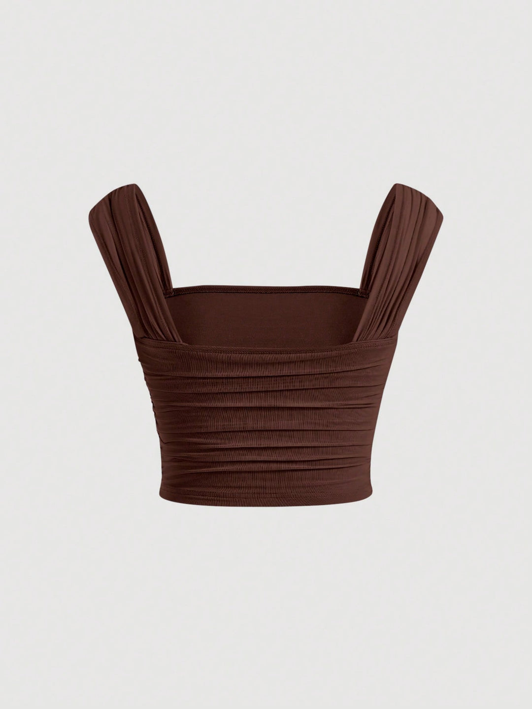 SHEIN top, barna