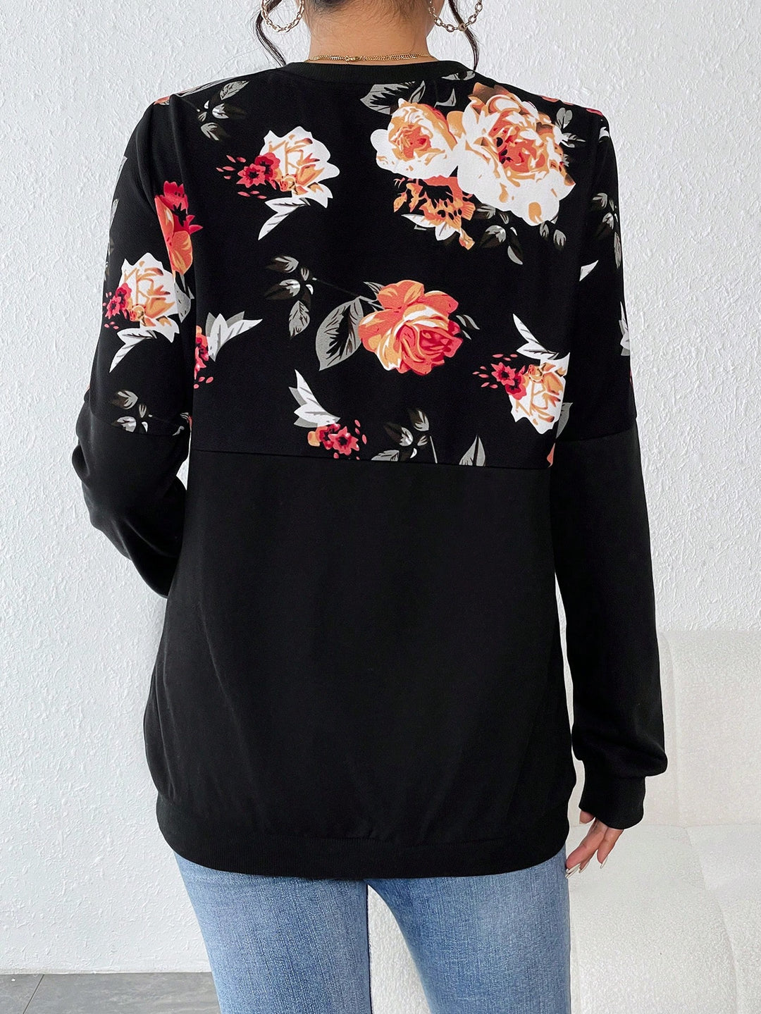 SHEIN blúz, fekete