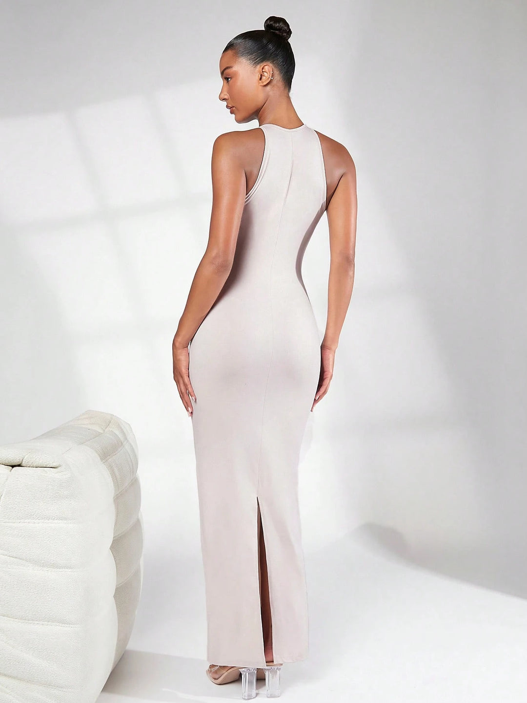 SHEIN Maxi Dress, Beige