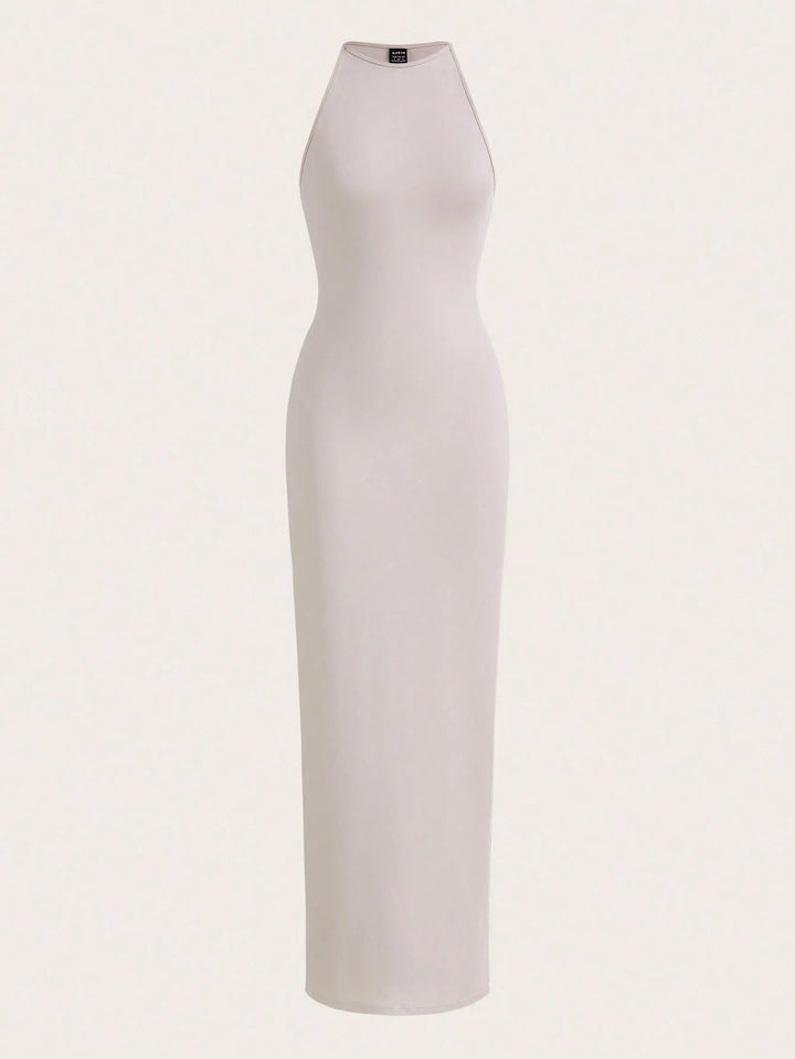 SHEIN Maxi Dress, Beige