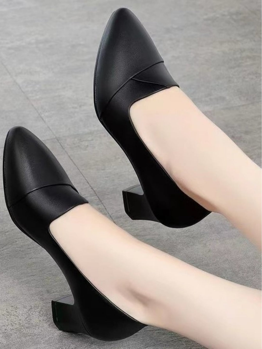 Pantofi cu toc SHEIN, negru