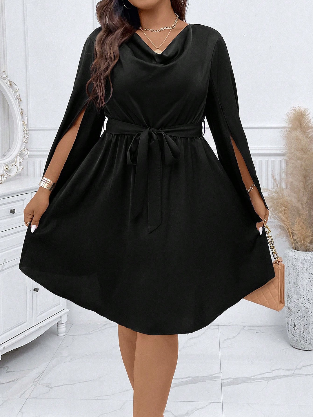 Rochie mini SHEIN, negru