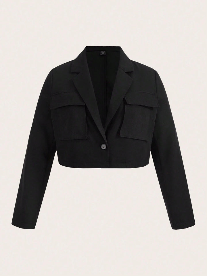 Sacou SHEIN, negru