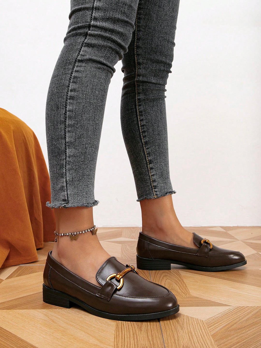 Pantofi SHEIN, maro