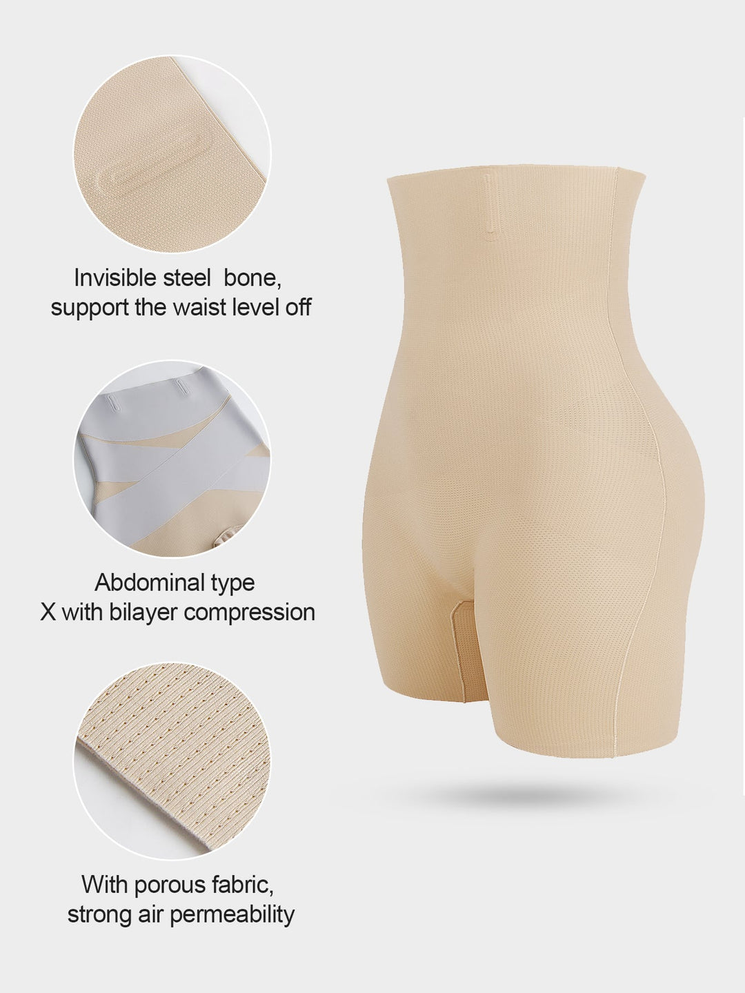 Lenjerie modelatoare SHEIN, crem