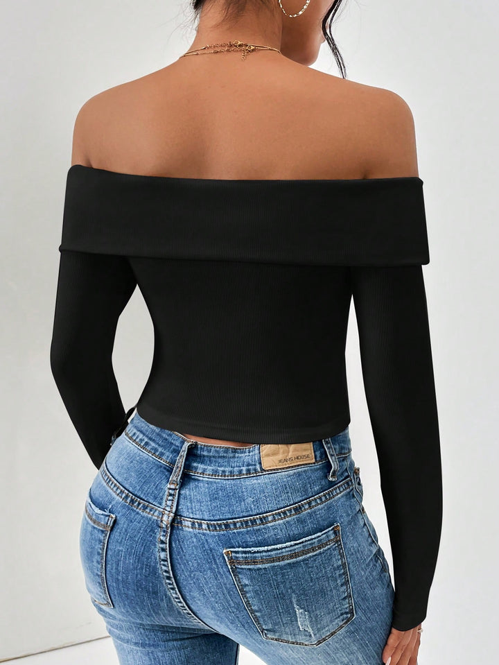 SHEIN blúz, fekete