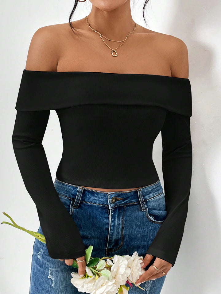 SHEIN blúz, fekete