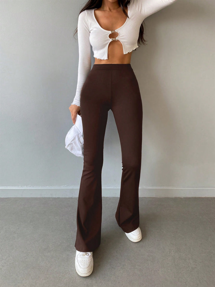 Pantaloni SHEIN, maro