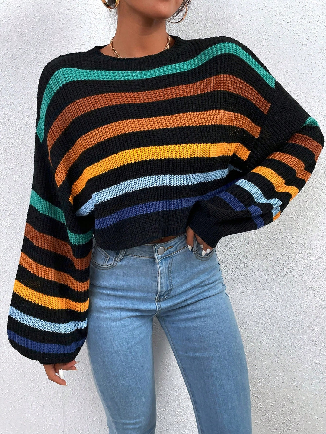 Pulover SHEIN, negru