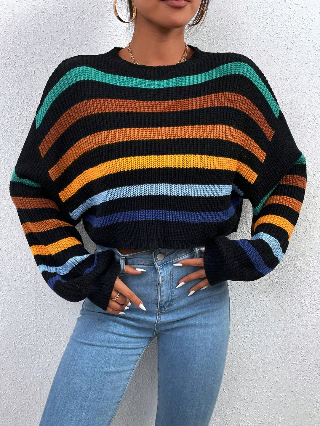 Pulover SHEIN, negru