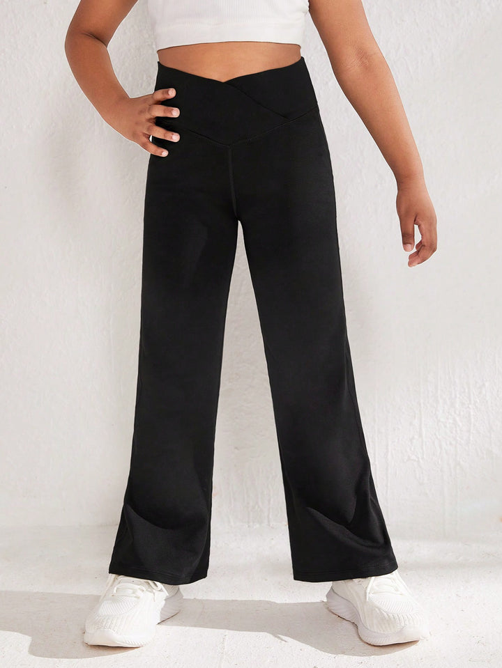 Pantaloni sport SHEIN, negru