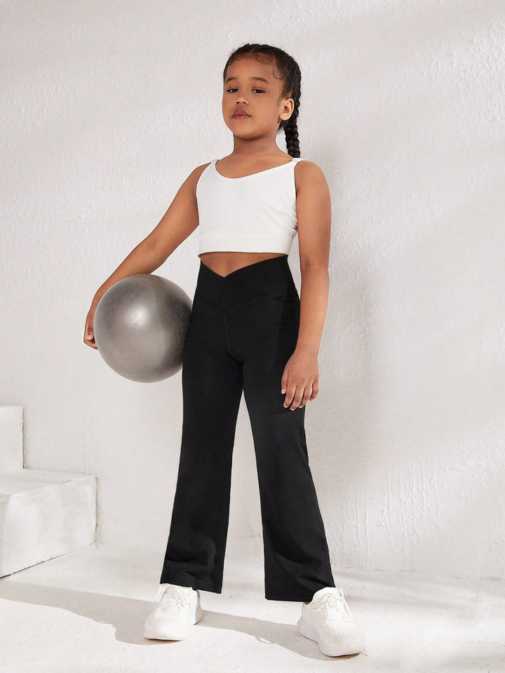 Pantaloni sport SHEIN, negru