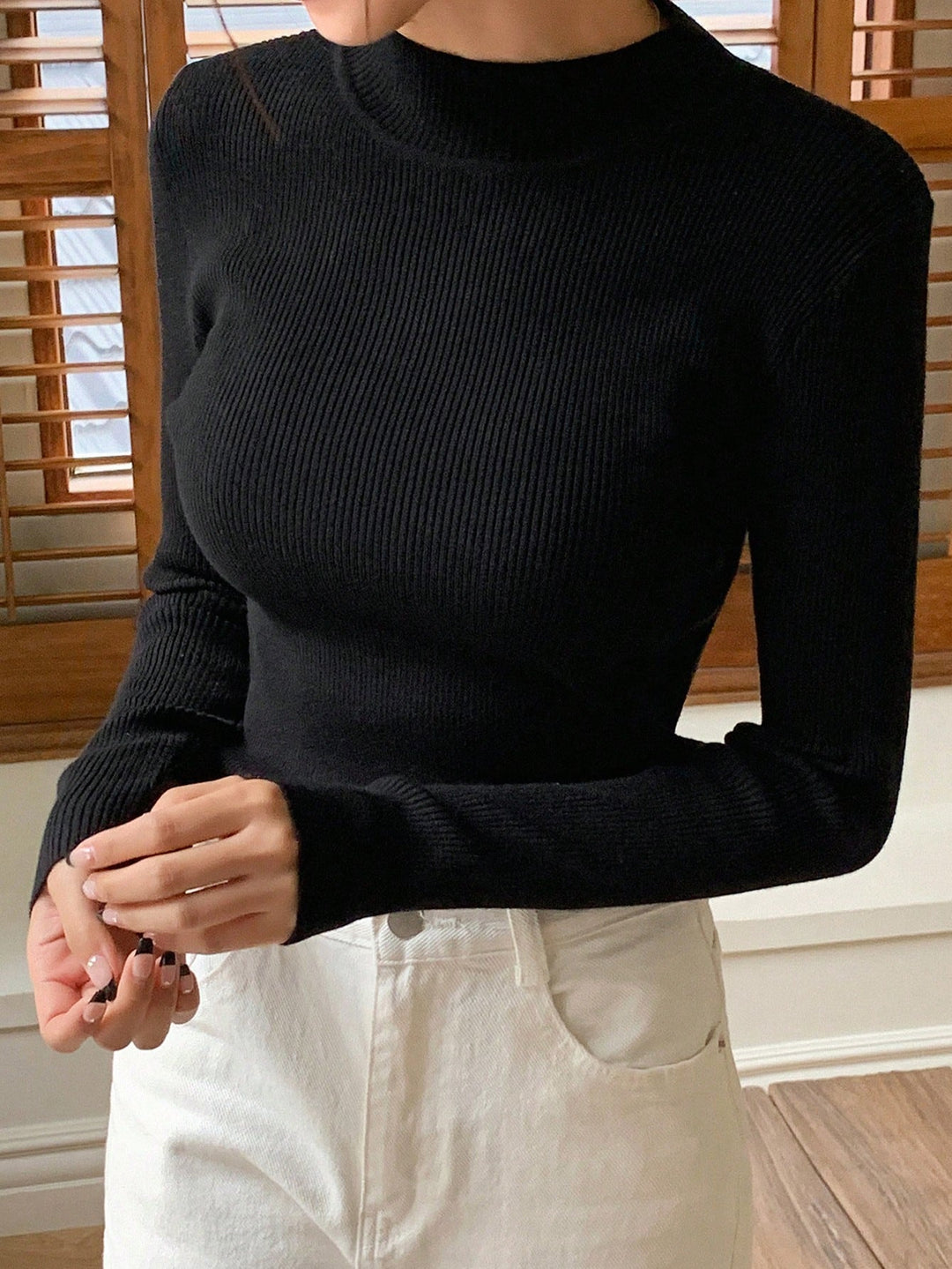 Pulover SHEIN, negru