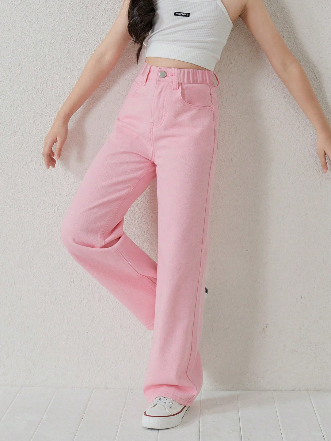 Jeans SHEIN, rózsaszín