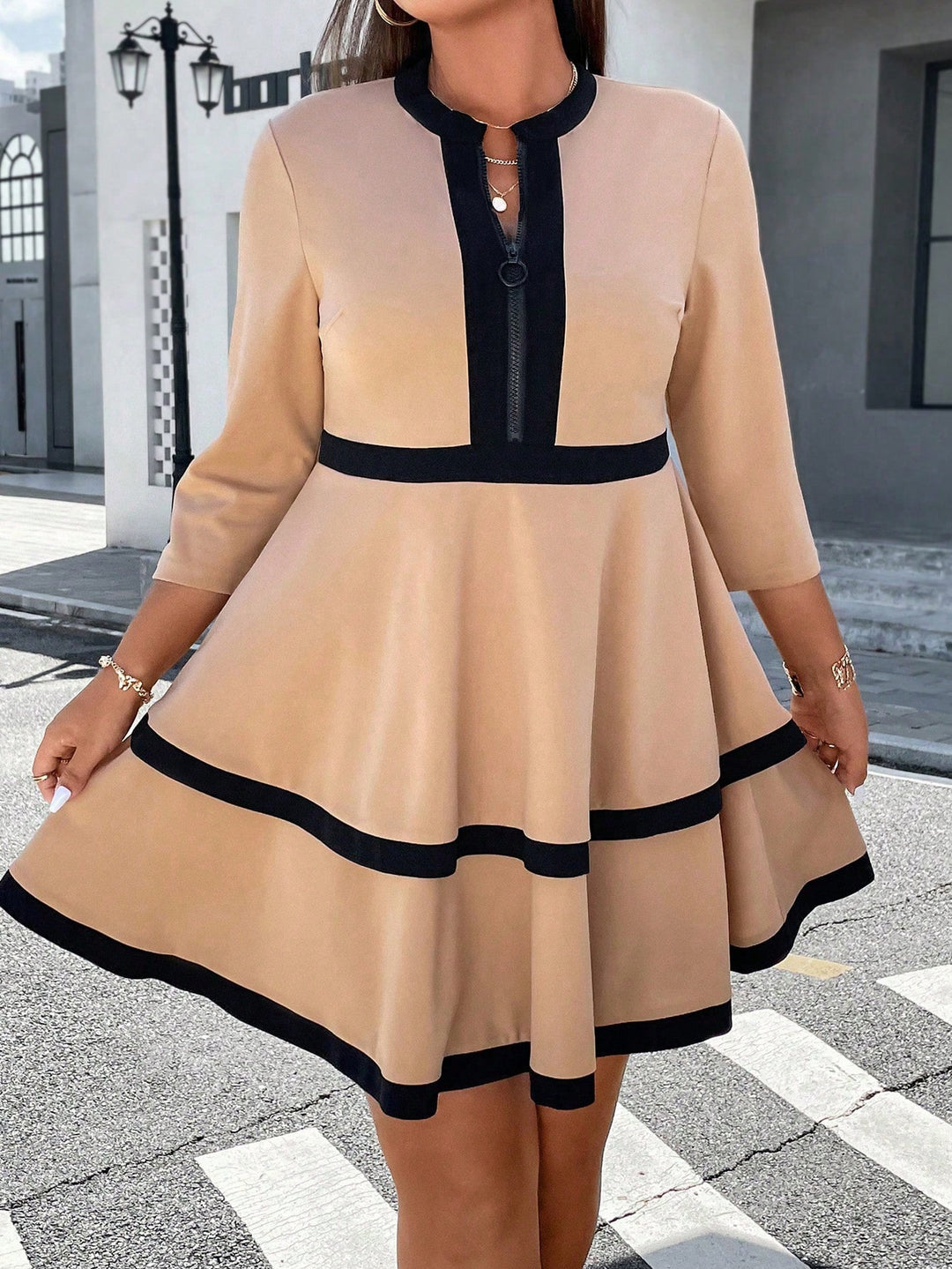 Rochie mini SHEIN, maro