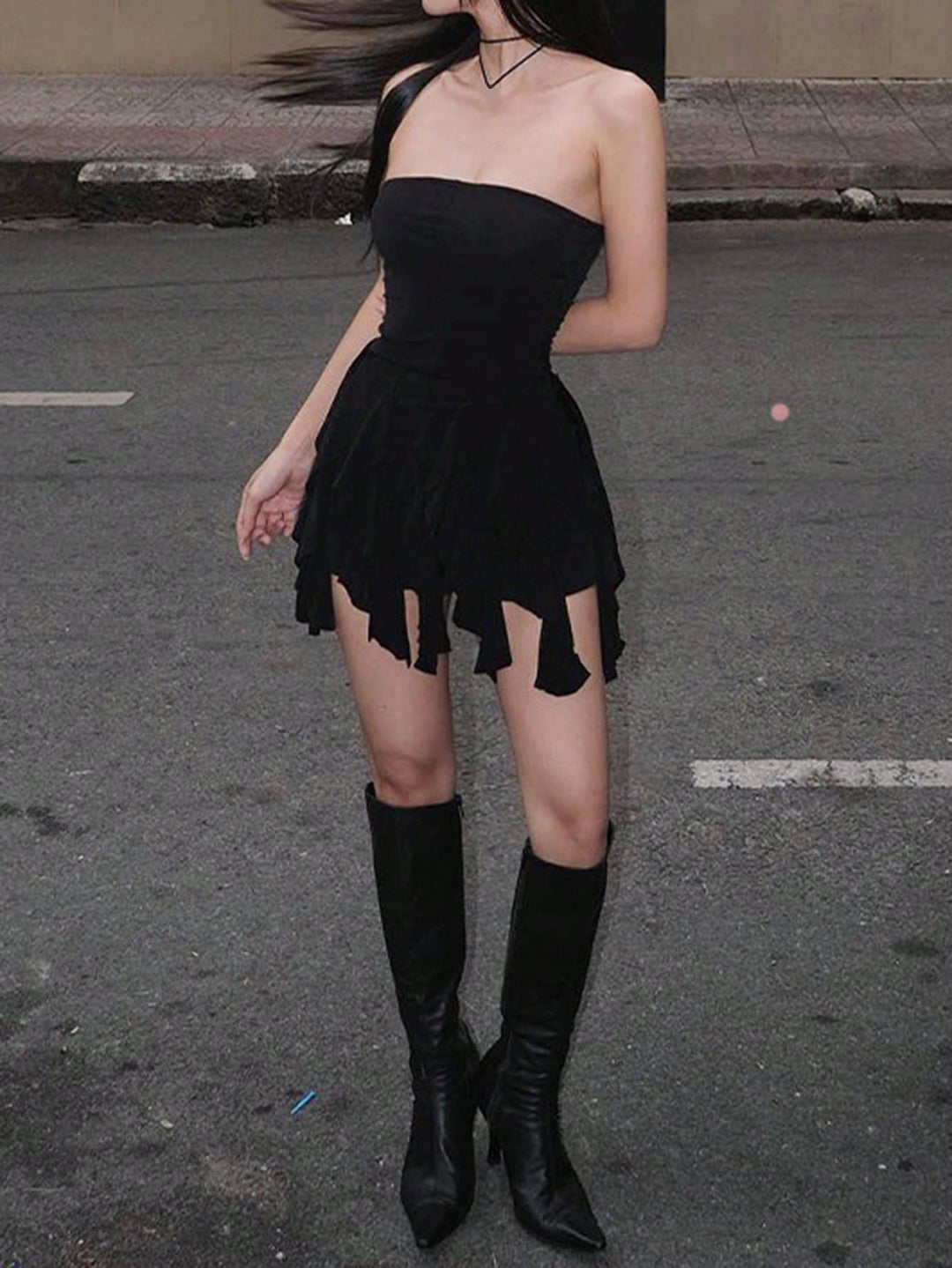 Rochie mini SHEIN, negru