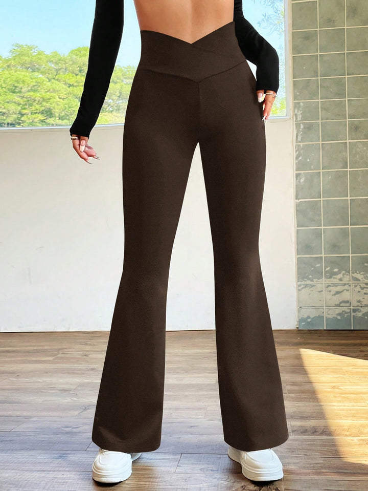 Pantaloni SHEIN, maro