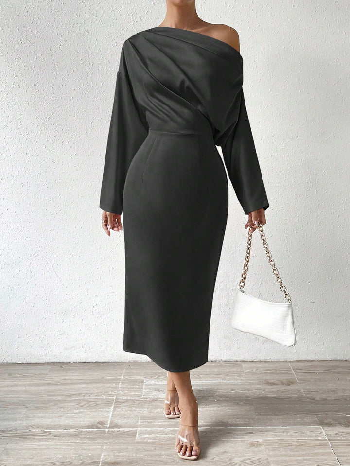 Rochie maxi SHEIN, negru