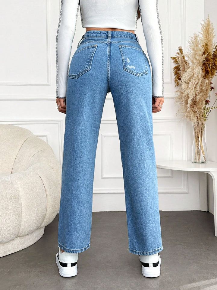 Jeans, SHEIN, kék