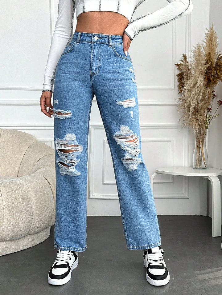 Jeans, SHEIN, kék