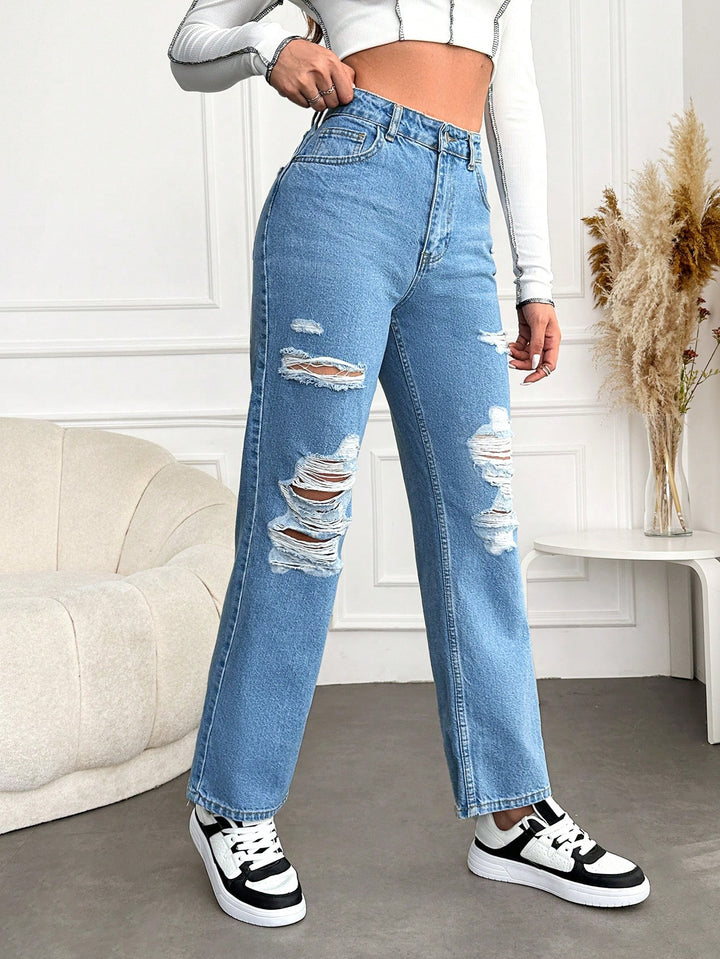 Jeans, SHEIN, kék