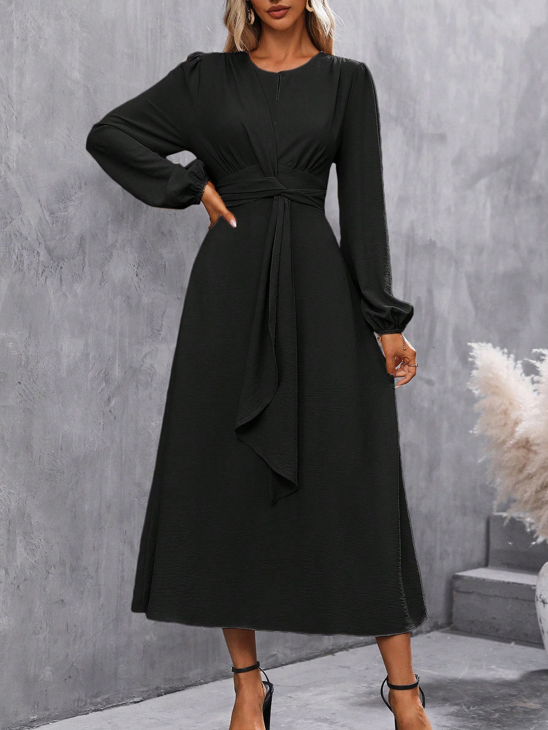 Rochie midi SHEIN, negru