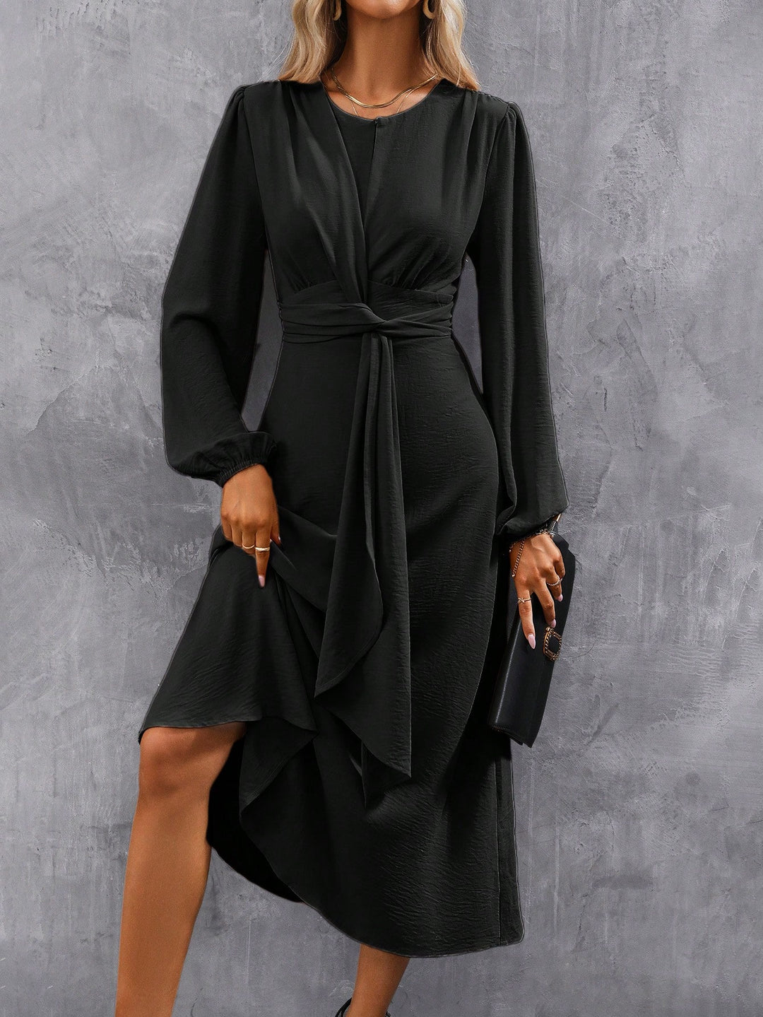 Rochie midi SHEIN, negru