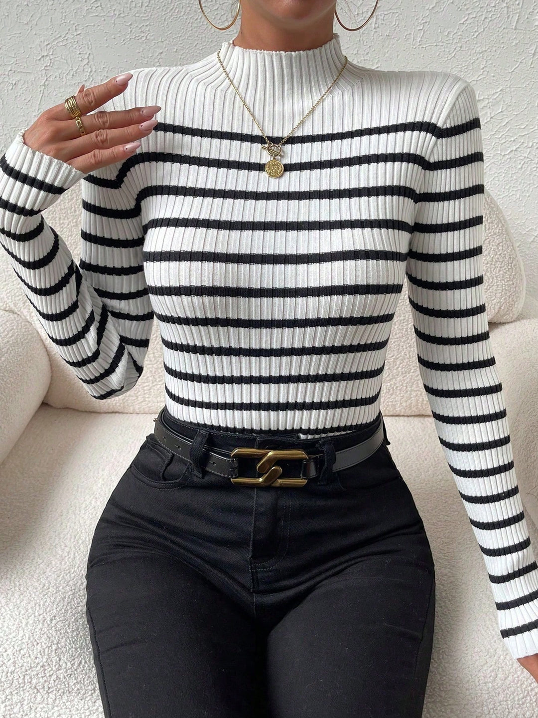 Pulover SHEIN, negru