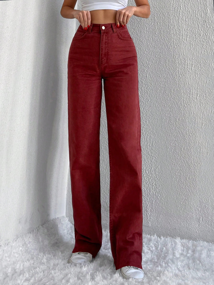 Jeans SHEIN, roșu