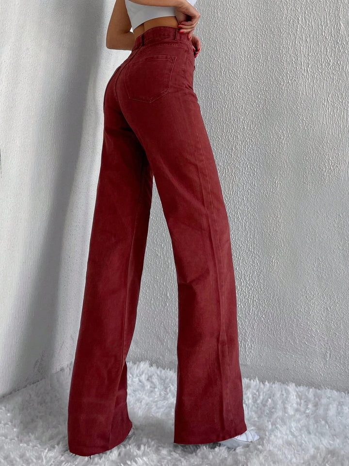Jeans SHEIN, roșu