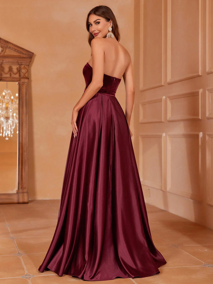 Rochie de ocazie SHEIN, vișiniu