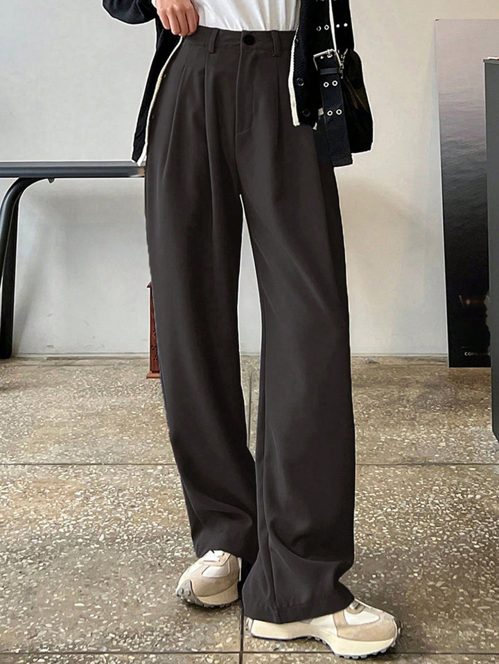 Pantaloni SHEIN, maro
