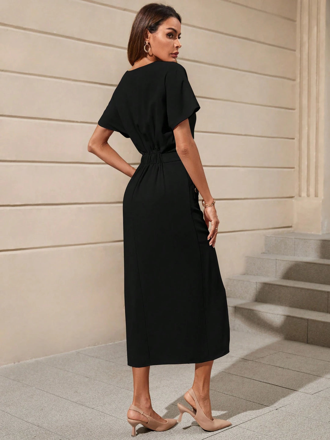 Rochie midi SHEIN, negru