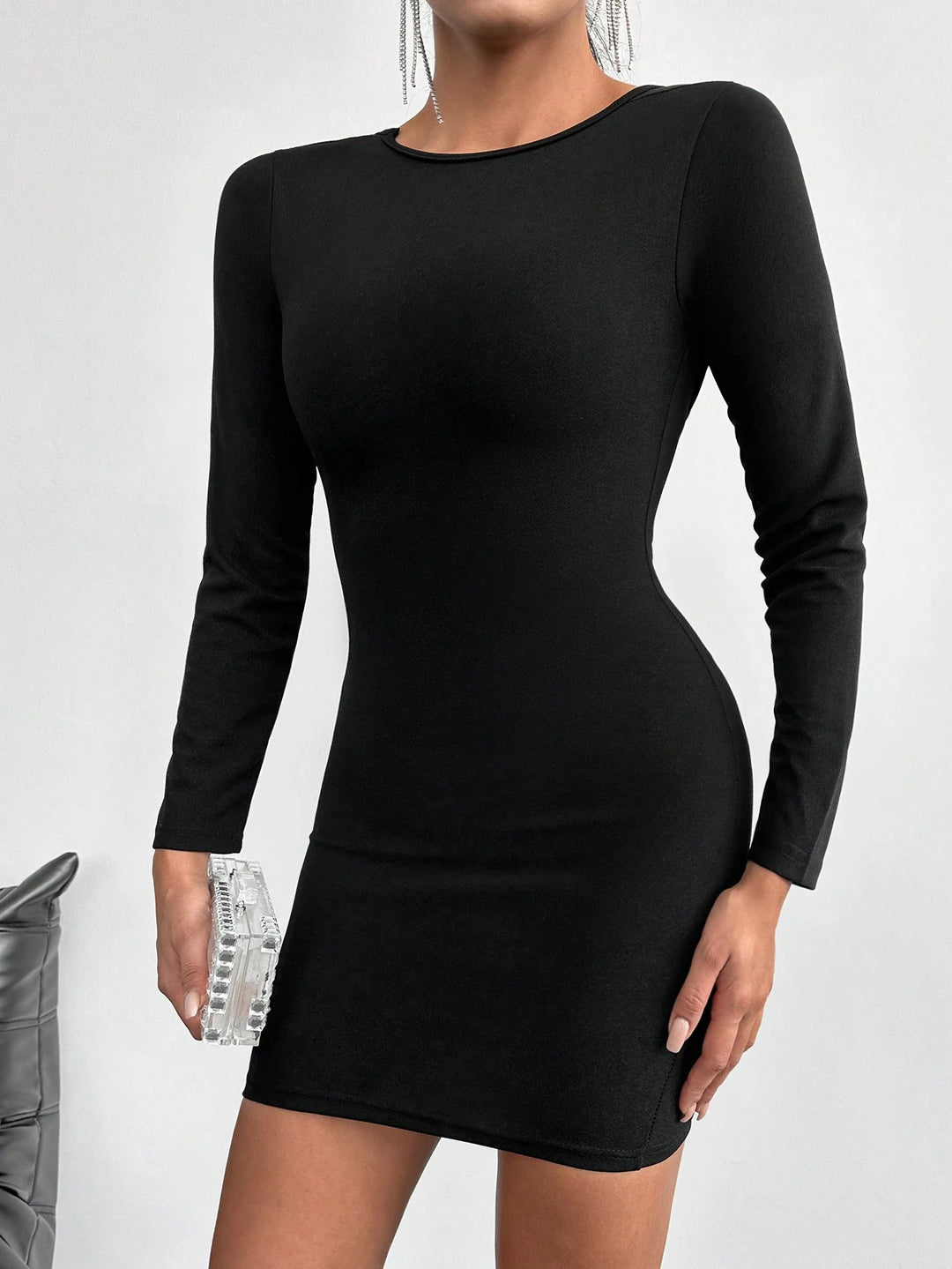 SHEIN miniruha, fekete