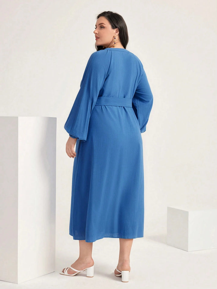 Rochie midi SHEIN, albastru