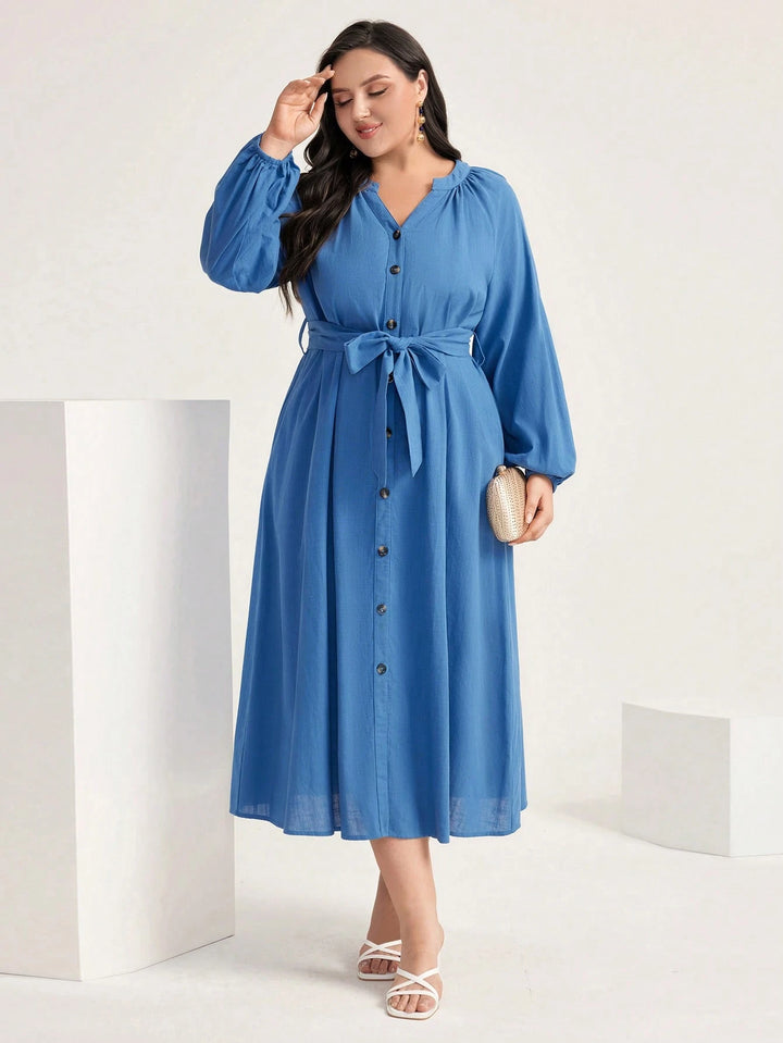 Rochie midi SHEIN, albastru